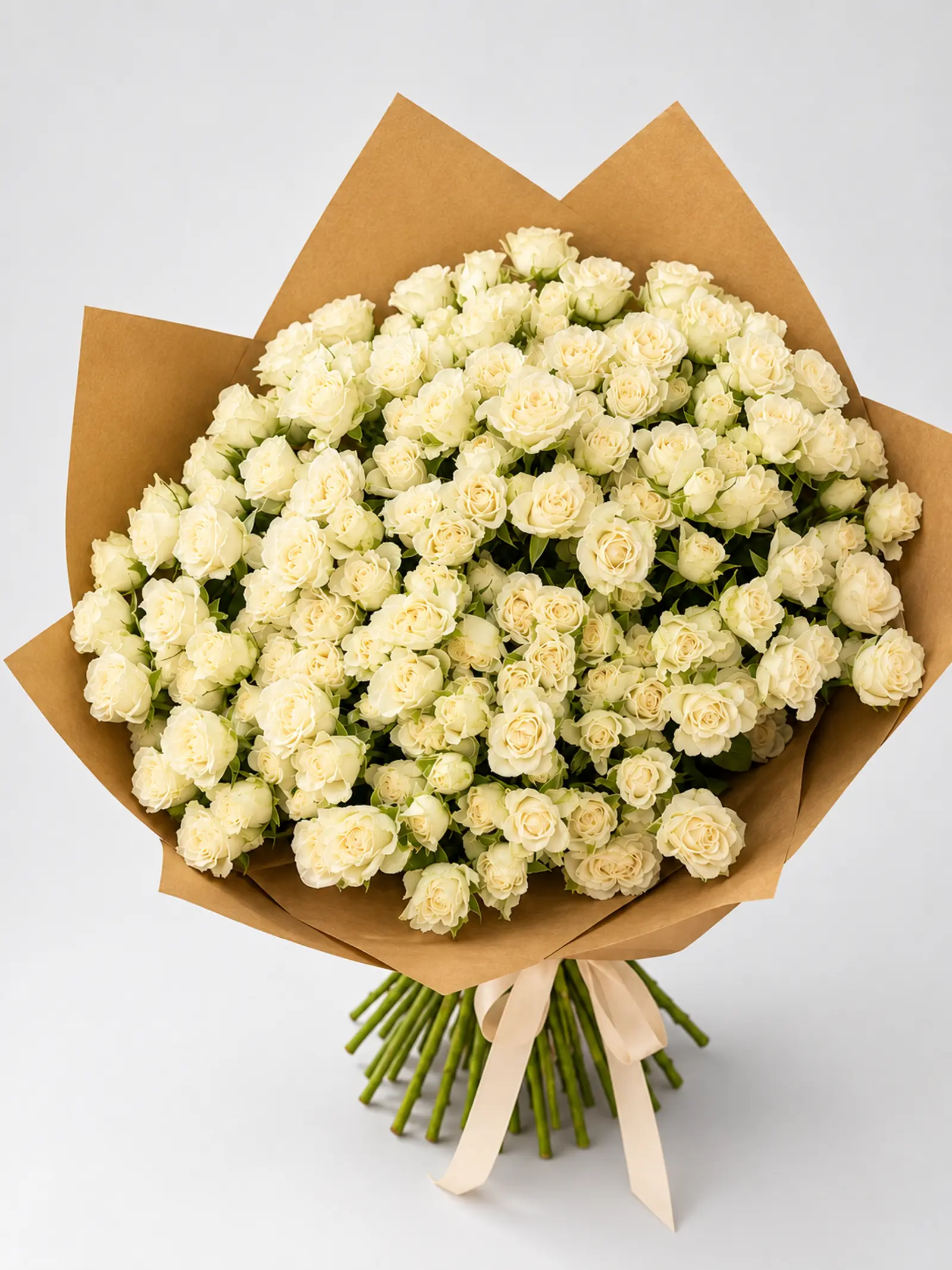 MINI WHITE ROSES